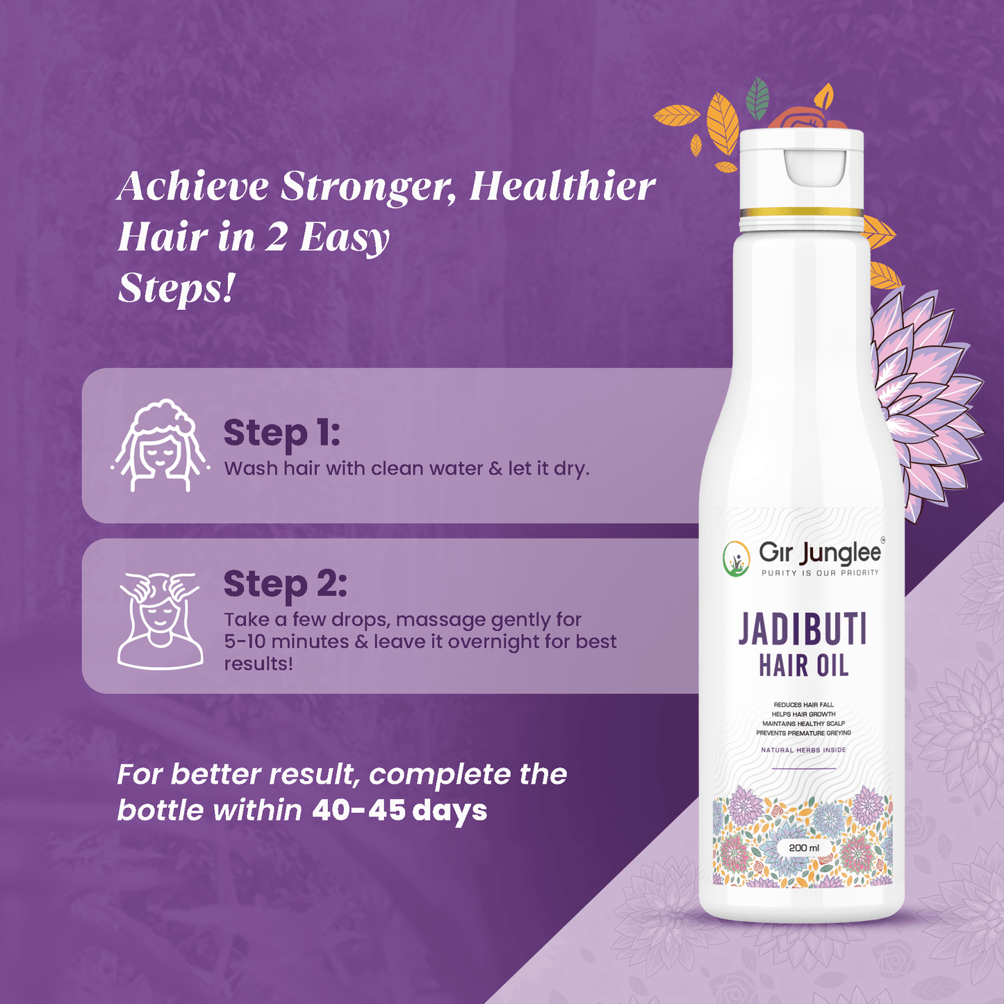 Gir Junglee Jadi buti Herbal Hair Oil - Gir Junglee
