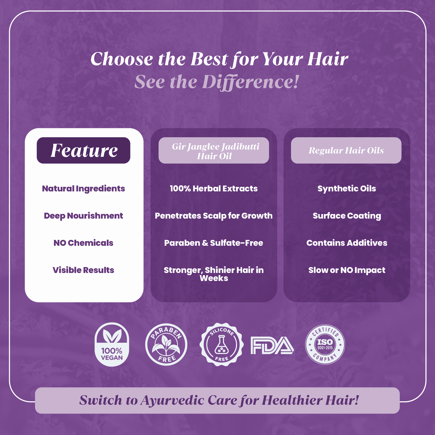 Gir Junglee Jadi buti Herbal Hair Oil - Gir Junglee