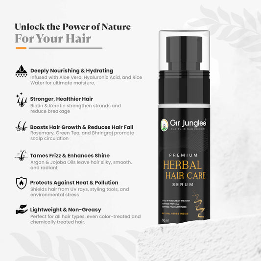 Gir Junglee Premium Herbal Hair Serum - Gir Junglee