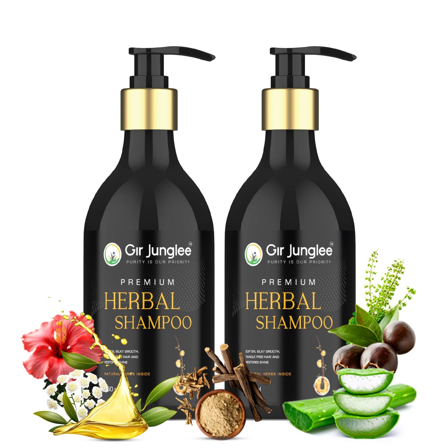 Premium Herbal Shampoo Combo - Gir Junglee