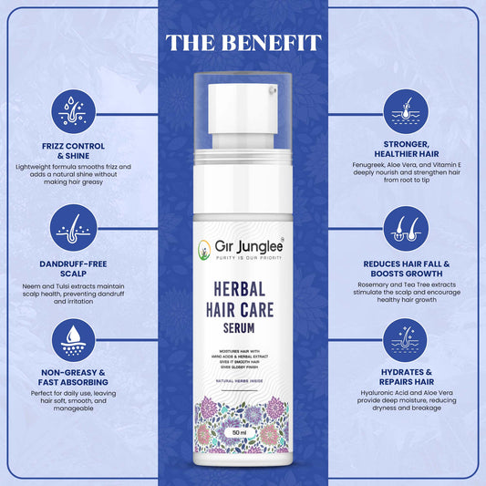 Jadibuti Oil + Herbal Care Serum Combo