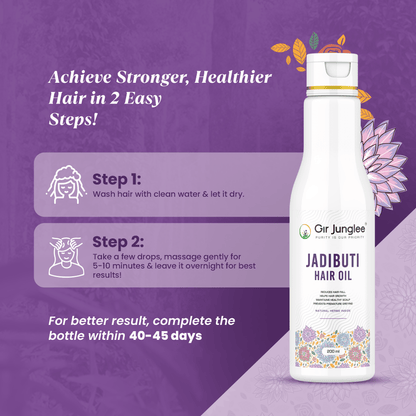 Gir Junglee Jadi buti Herbal Hair Oil - Gir Junglee