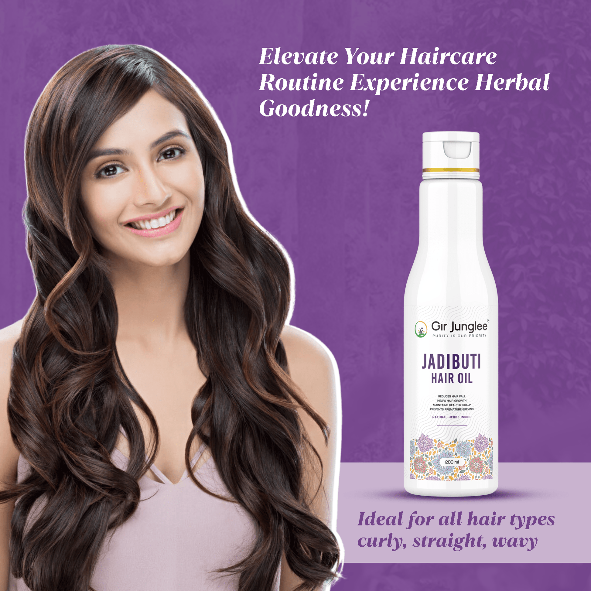 Gir Junglee Jadi buti Herbal Hair Oil - Gir Junglee