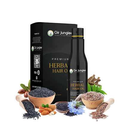 Gir Junglee Premium Herbal Hair Oil - Gir Junglee