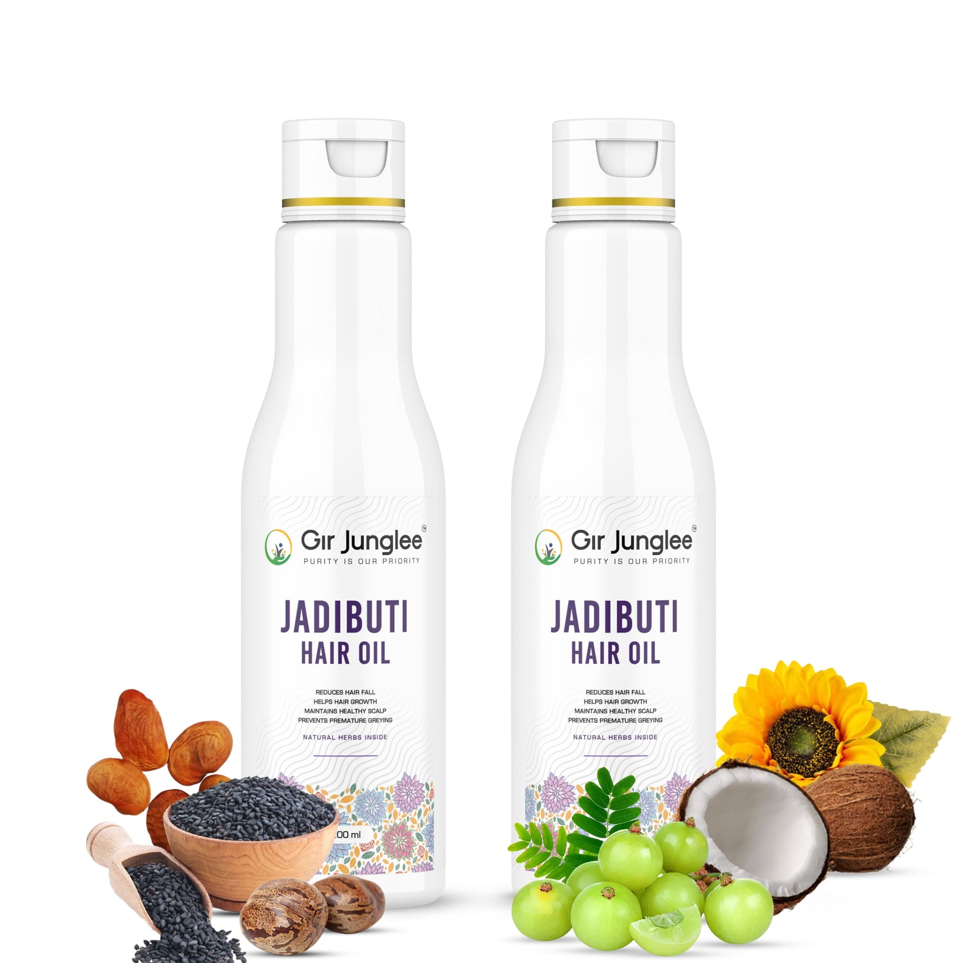 Jadibuti Herbal Hair Oil Combo - Gir Junglee