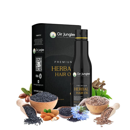 Premium Herbal Hair Oil - Gir Junglee