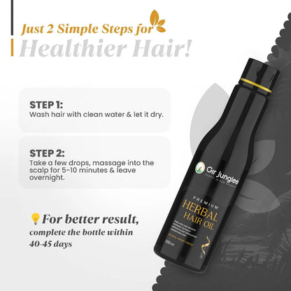 Premium Herbal Hair Oil - Gir Junglee